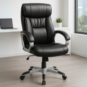 Silla Ejecutiva Milan Vinipiel Negro