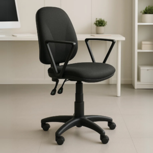 Silla Operativa Tiempo 3511 Tela con Brazos Fijos y Respaldo Alto