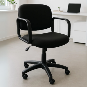 Silla Operativa Allegro Reclinable en Tela y Brazos Fijos