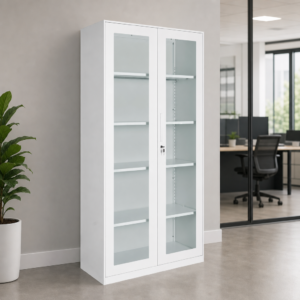Gabinete Con Puertas Completas De Vidrio MC (Armado)