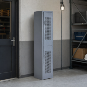Locker de 2 Puertas Perforado 1.80x38x45