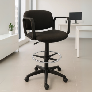 Silla Cajero con Brazos Allegro en Tela