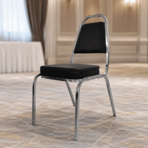 Silla Banquetera Apilable en Vinipiel