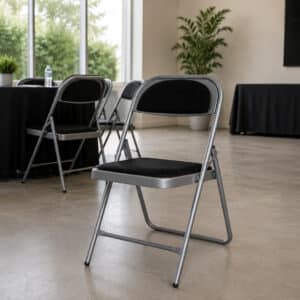 Silla Plegable Acojinada Metálica 1800