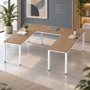 Configuración en U Billydesk 180x210x180cm