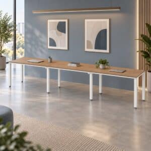 Configuración Lineal Billydesk 360x60cm (3 personas)