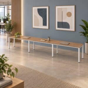 Configuración Lineal Billydesk 450x60cm (3 personas)