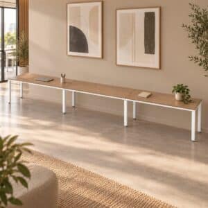 Configuración Lineal Billydesk 540x60cm (3 personas)