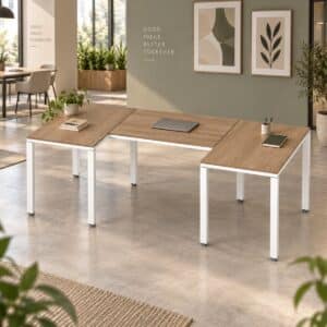 Configuración en U Billydesk 90x210x90cm