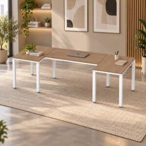 Configuración en U Billydesk 90x240x90cm