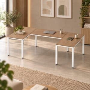 Configuración en U Billydesk 120x240x120cm