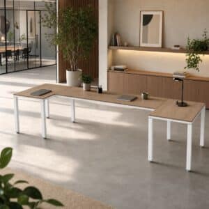 Configuración en U Billydesk 90x300x90cm