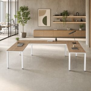Configuración en U Billydesk 150x300x150cm