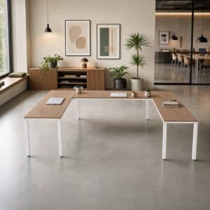 Configuración en U Billydesk 180x300x180cm