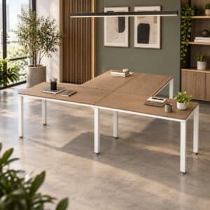 Configuración en T Billydesk 240x180cm