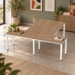Configuración en T Billydesk 240x210cm