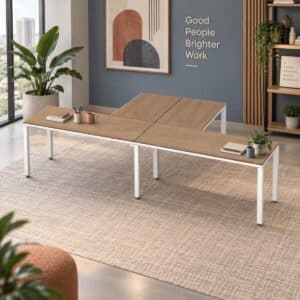 Configuración en T Billydesk 300x150cm