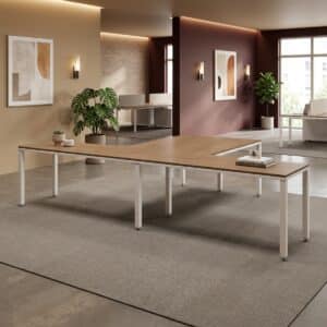 Configuración en T Billydesk 360x210cm