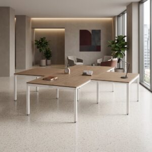 Configuración en X Billydesk 300x300cm