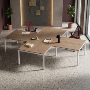 Configuración en X Billydesk 360x300cm