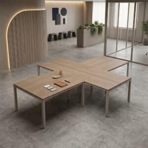 Configuración en X Billydesk 420x240cm