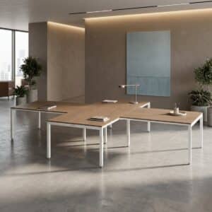 Configuración en X Billydesk 420x300cm