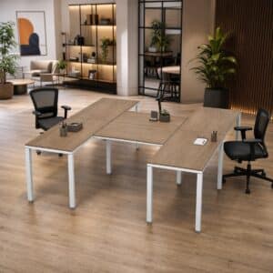 Configuración en H Billydesk 240x210cm