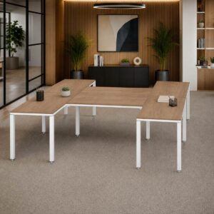 Configuración en H Billydesk 300x240cm