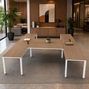 Configuración en H Billydesk 300x270cm