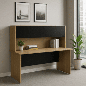 Librero sobre Credenza con Puerta 172 x 85 cm