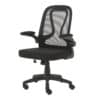 Silla Operativa E107 Mesh y Tela Color Negro Estructura Negro - Thumbnail Image 3