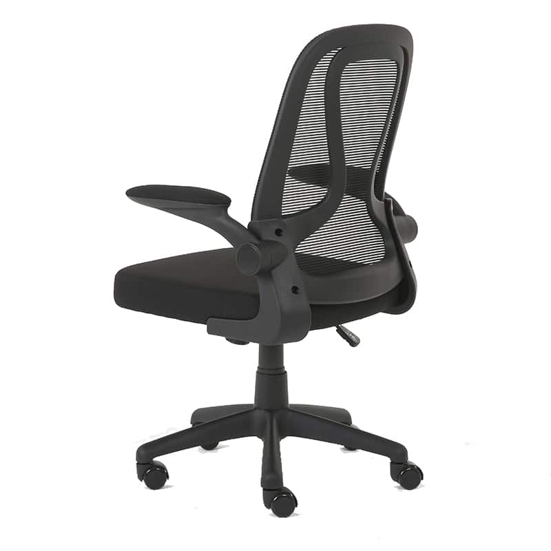 Silla Operativa E107 Mesh y Tela Color Negro Estructura Negro - Image 5
