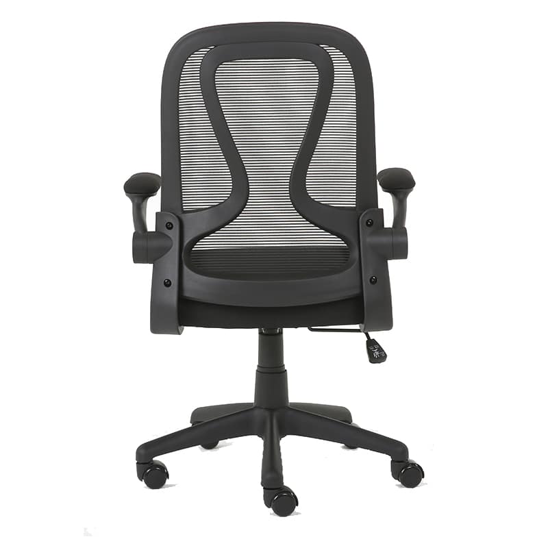 Silla Operativa E107 Mesh y Tela Color Negro Estructura Negro - Image 6