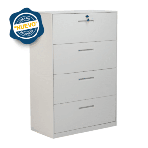 Archivero Horizontal 4 Gavetas MC (Armado)