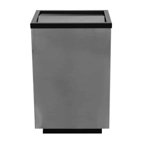 Basurero Rectangular Acero Inoxidable 35x25x54 39 lts AI-BA-002 - Image 3