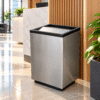 Basurero Rectangular Acero Inoxidable 41x34x59 70lts AI-BA-003 - Thumbnail Image 1