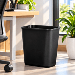 Bote de Basura Plastico Negro 14 lts