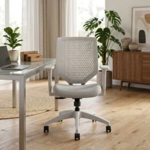 Silla Ejecutiva Solve Respaldo Gris/Asiento Gris c/b HSLVTMR.Y0.A.H.TI.CU22.NL.SB.TI