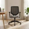Silla Ejecutiva Solve Respaldo Negro/Asiento Gris  c/b HSLVTMR.Y0.A.H.OS.CU22.NL.SB.T - Thumbnail Image 1