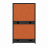 Mampara de piso privatt (marco negro) 160120 - Thumbnail Image 9