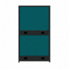 Mampara de piso privatt (marco negro) 160120 - Thumbnail Image 11