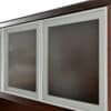 Librero Filo Sobre Credenza con Puertas de Cristal 1.81x35x1.05 Chapa Walnut - Thumbnail Image 3