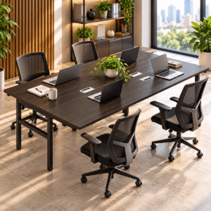 Modulo 4 Escritorios E-link 120 cm X 60 cm (19mm) 625