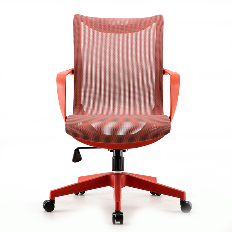 Silla Semi-Ejecutiva S77 Mesh Rojo - Image 3