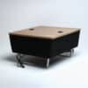 Mesa Sillón Attesa 929 Con Conexión - Negro - Thumbnail Image 1