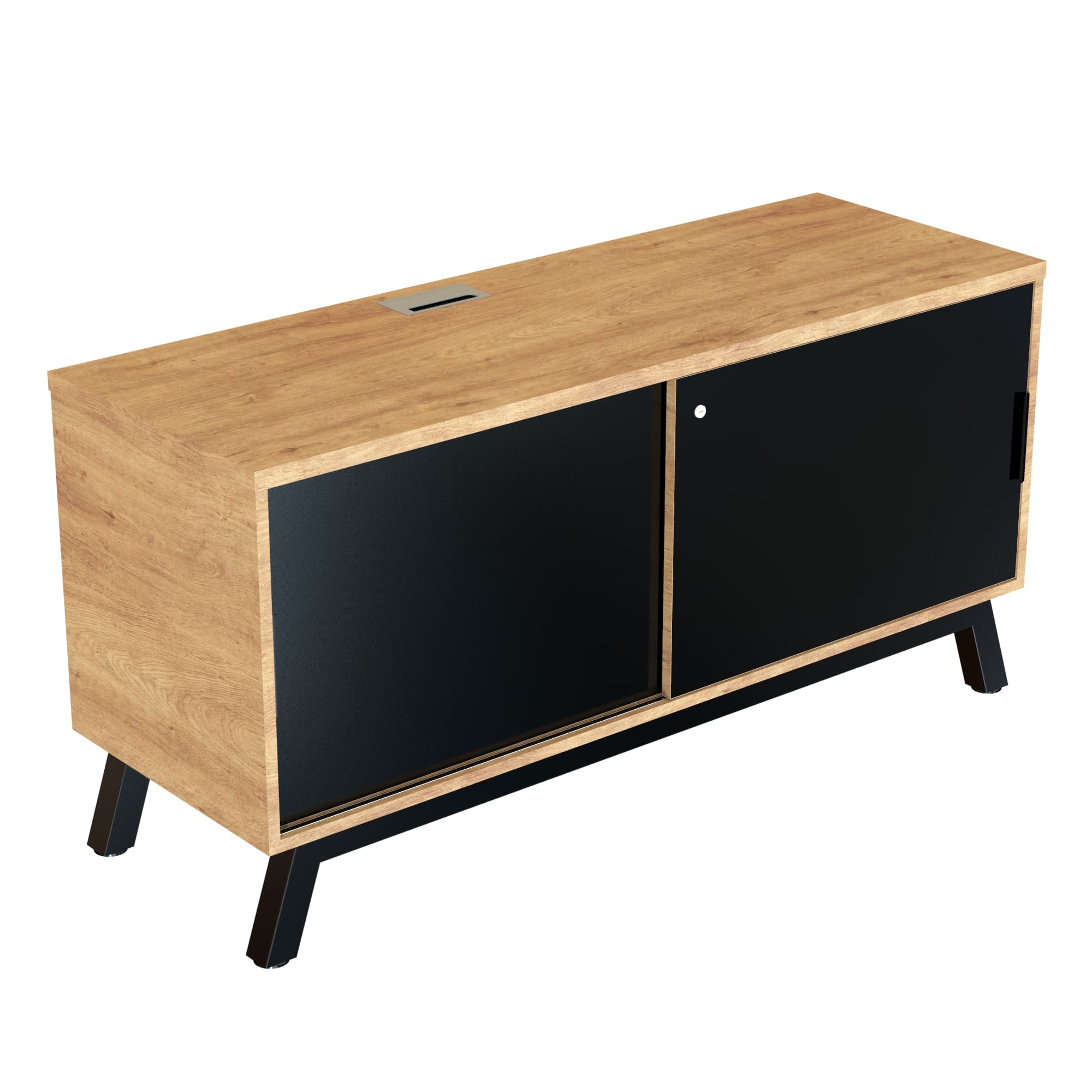 Credenza Alta Anzio M1021 con puerta corrediza 150 cm - Image 3