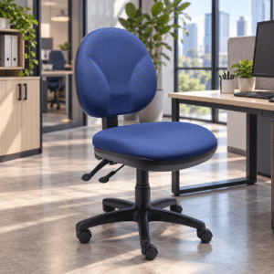 Silla Operativa RS-550 Tapizado en Tela Azul s/b