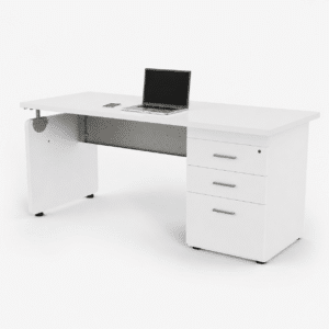 Escritorio Ejecutivo con Cajonera Stila 716 - Blanco