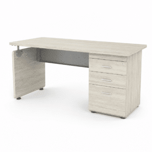 Escritorio Ejecutivo con Cajonera Stila 716 - Encino Polar