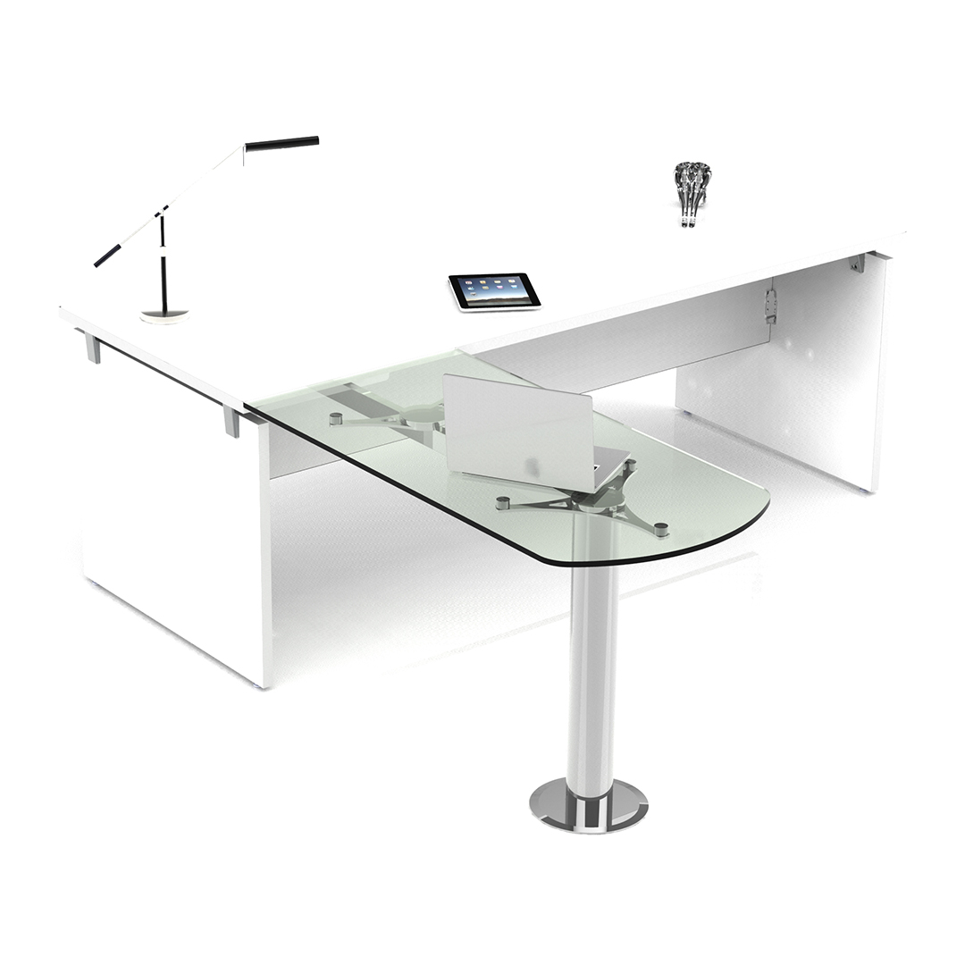 Escritorio Ejecutivo Vittra 846 - Blanco - Image 2